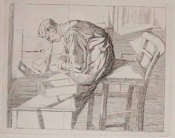 Walter Sickert etching